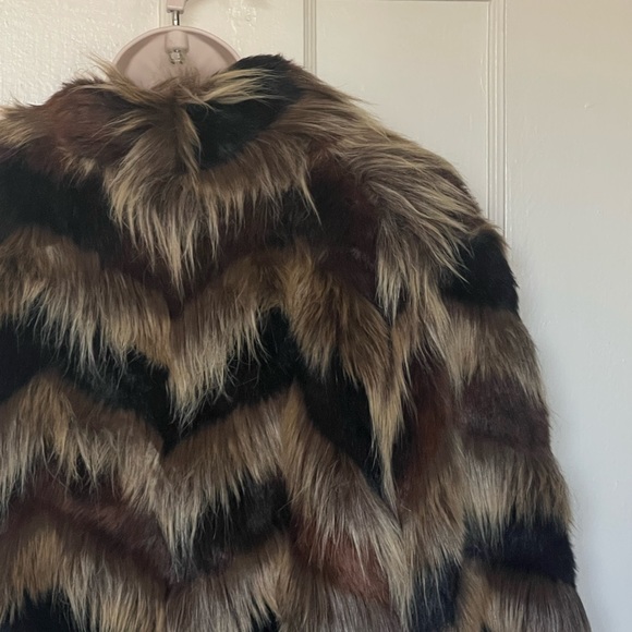 Wish the Label Faux Fur Jacket Small - Picture 3 of 5